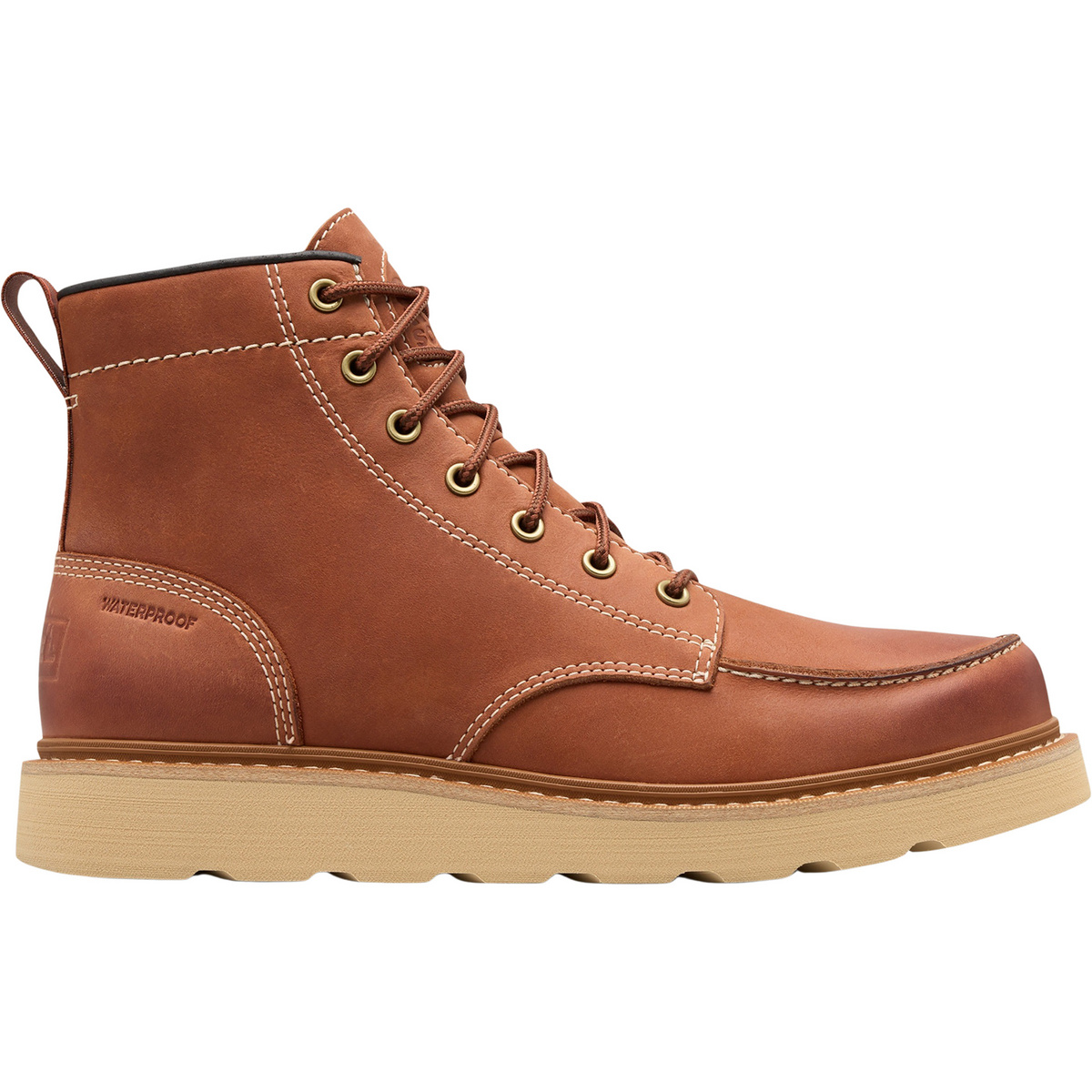 Sorel Herren Slabtown 62' Moc WP Schuhe (Größe 41, braun)