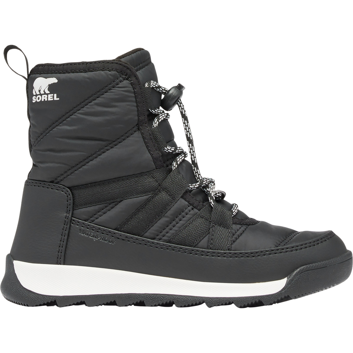 Sorel Kinder Whitney II Plus Lace WP Schuhe (Größe 34, schwarz)