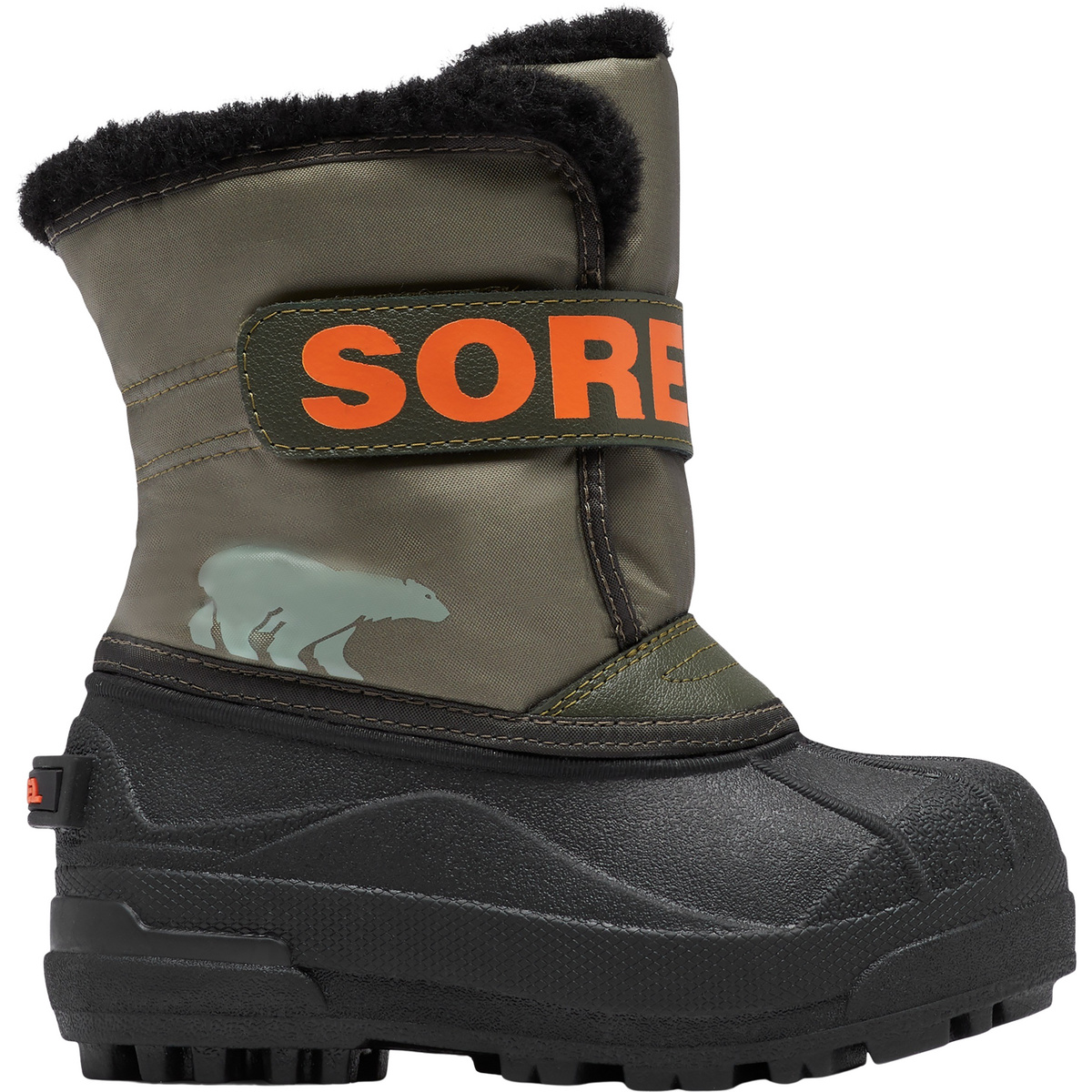 Sorel Kinder Snow Commander Schuhe (Größe 26, gruen)