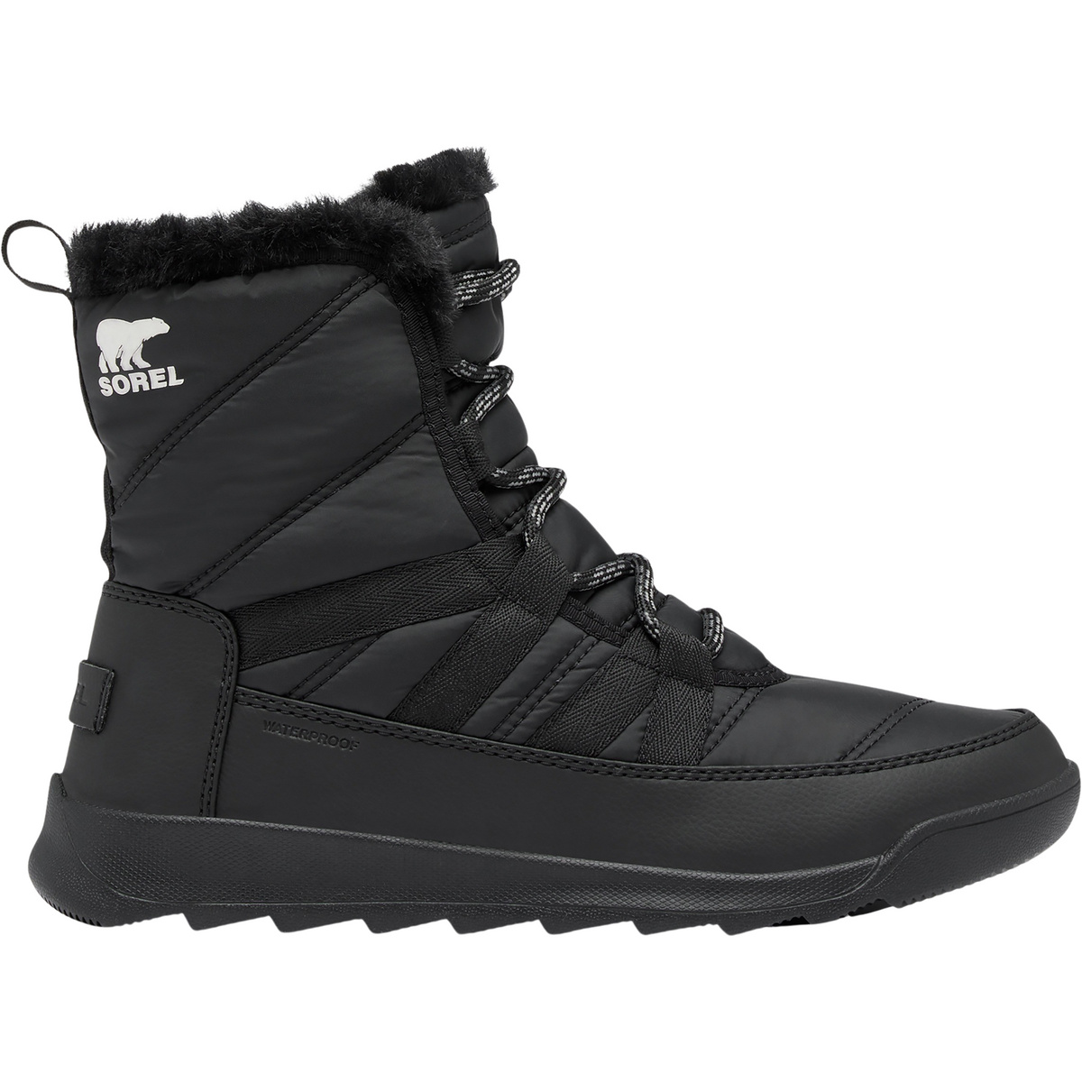 Sorel Donna Scarpe Whitney II Plus Lace WP (Taglia 42, Nero)
