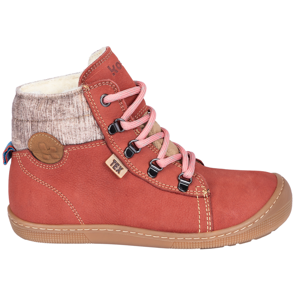 Koel Barefoot Kinder Deemer 2.0 Wool Schuhe (Größe 29, rot)