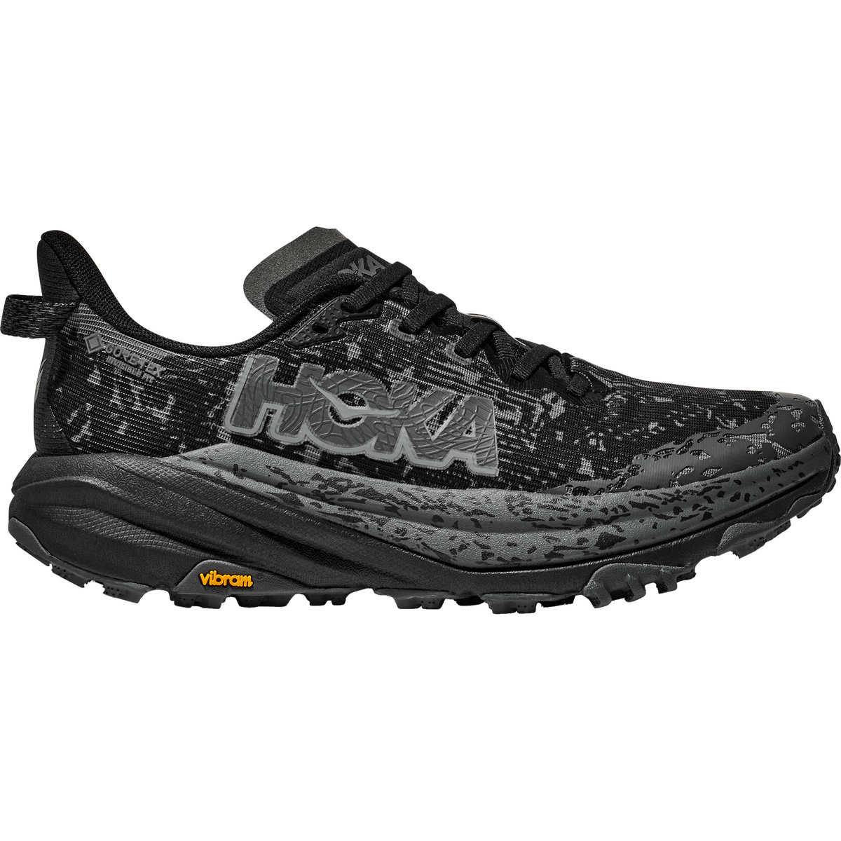 Hoka Damen Speedgoat 6 GTX Schuhe (Größe 42.5 , schwarz)