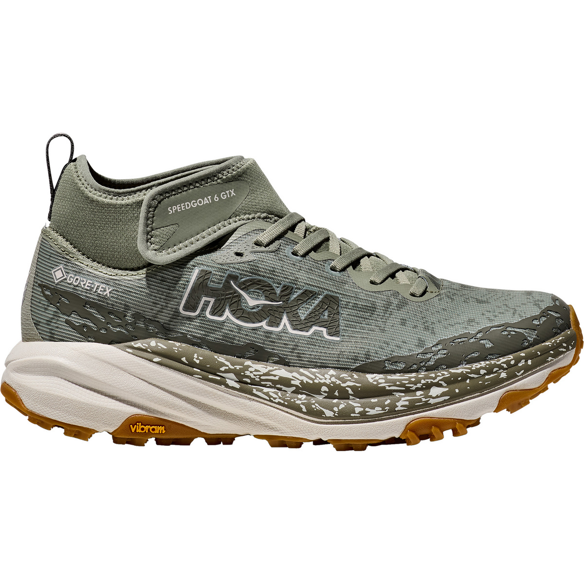 Hoka Herren Speedgoat 6 Mid GTX Schuhe (Größe 42.5 , gruen)