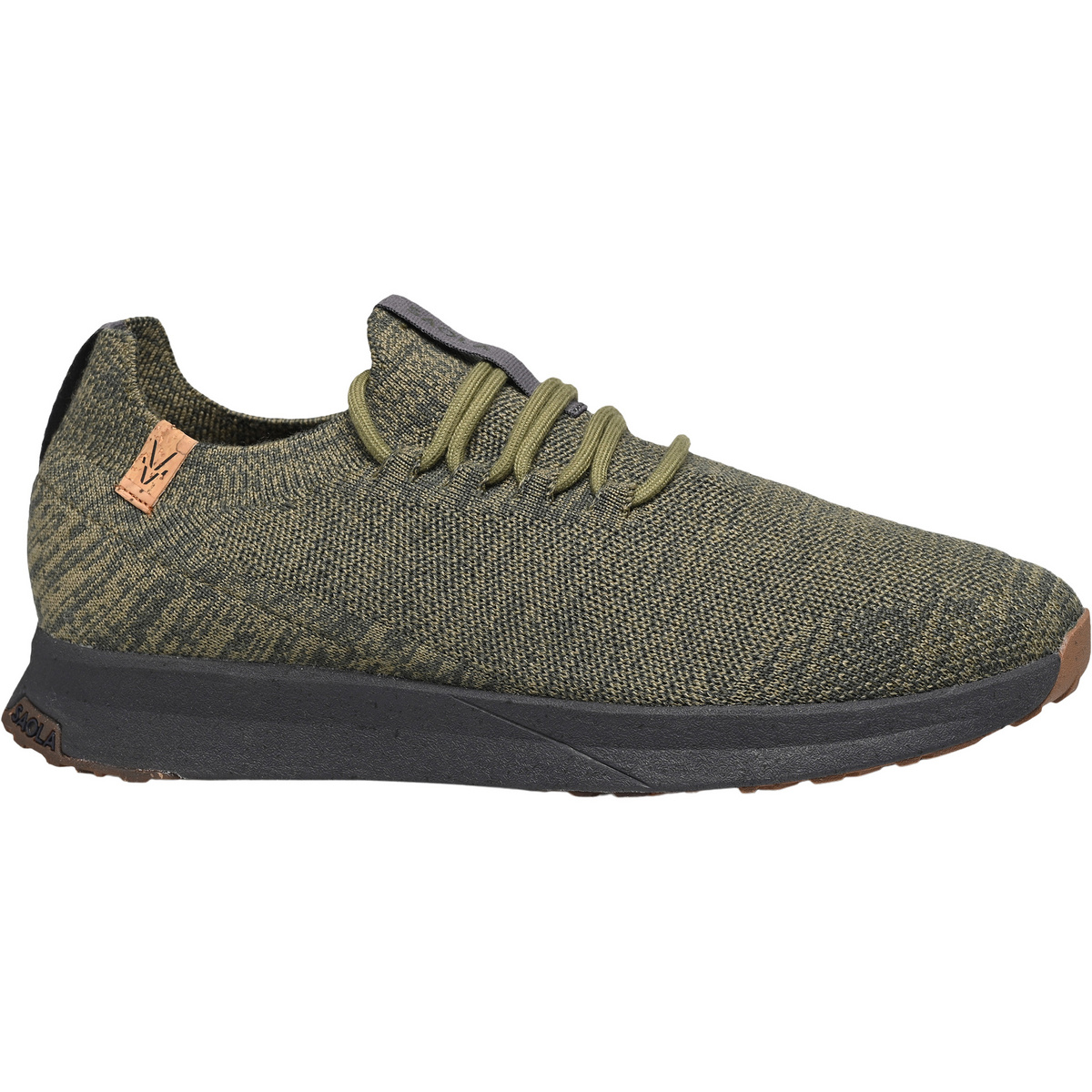 Saola Homme Chaussures Tsavo 2.0 Wool (taille 46, Vert)