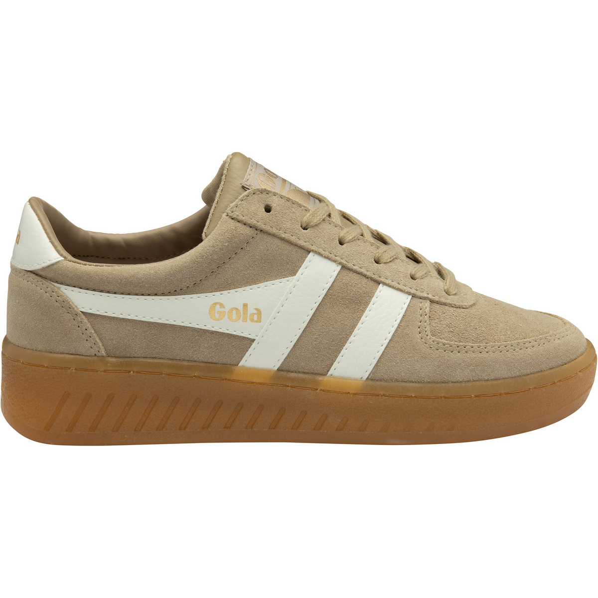 Gola Damen Grandslam Suede Schuhe (Größe 42, beige)