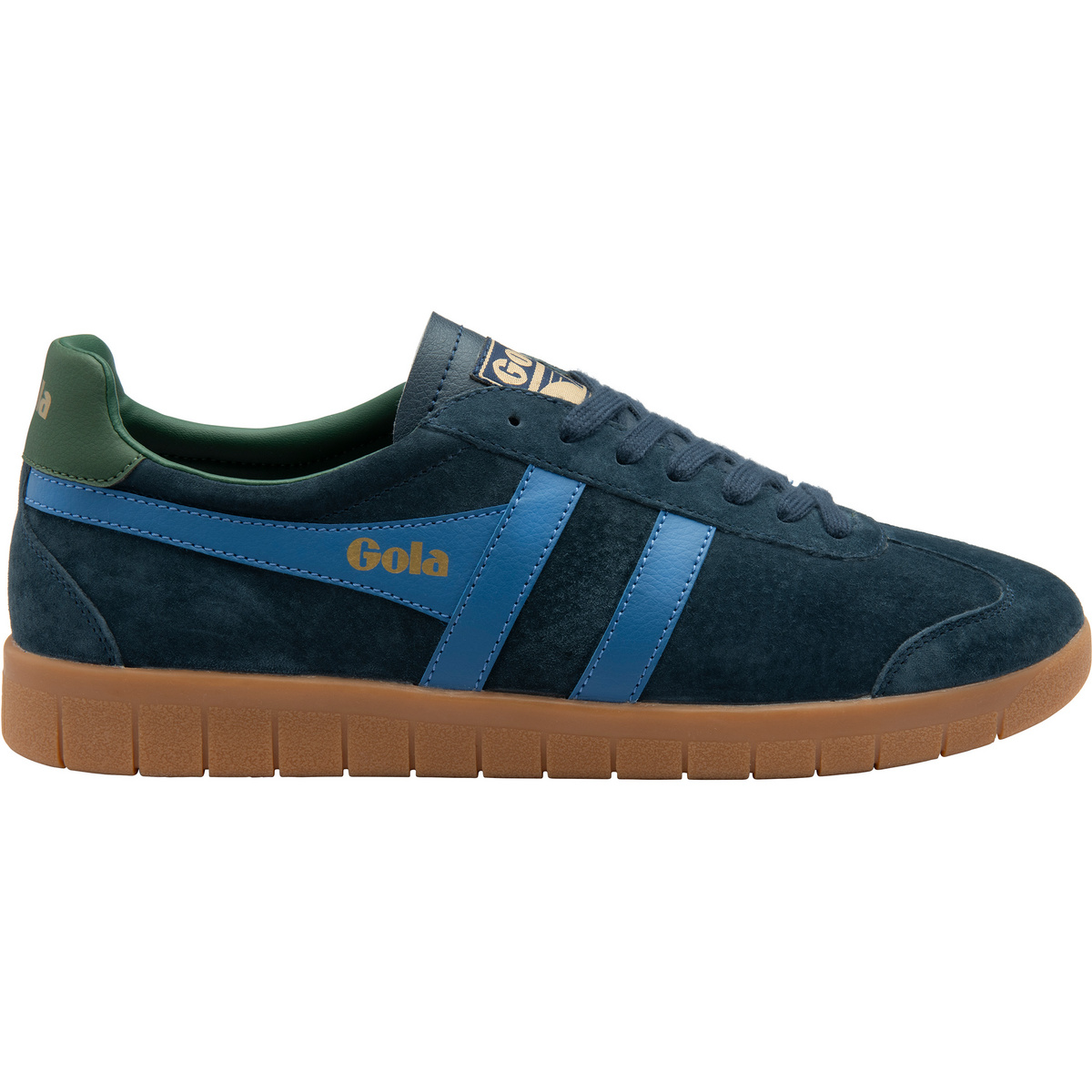 Gola Homme Chaussures Hurricane Suede (taille 45, Bleu)