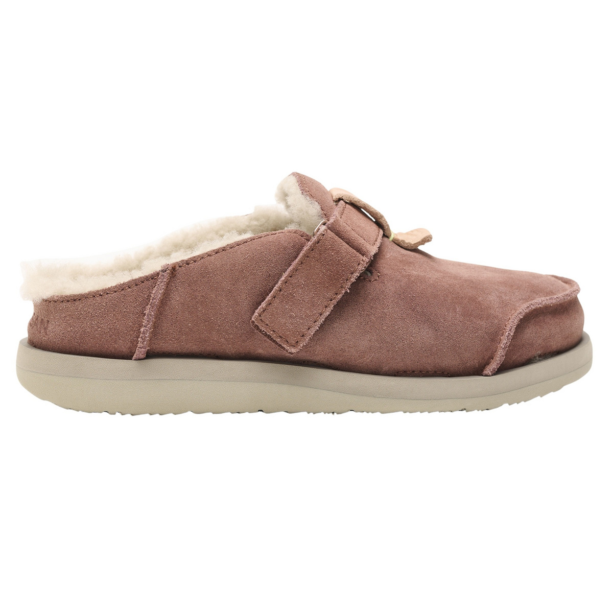 Satorisan Damen Uwabaki Clog Strap Suede Schuhe (Größe 36, rosa)