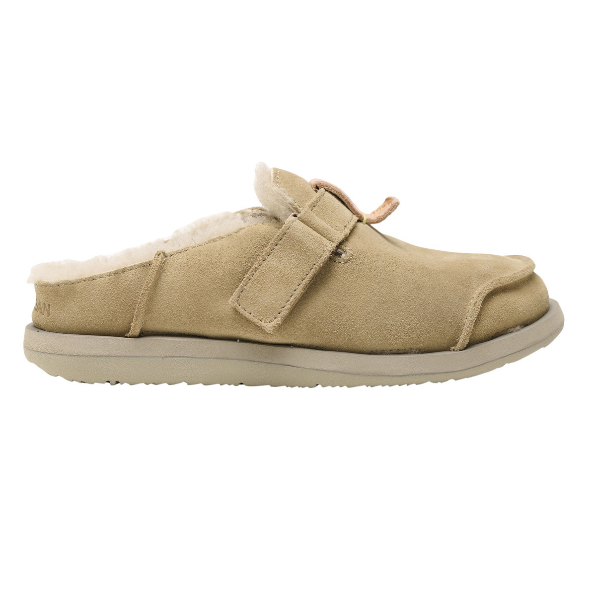 Satorisan Damen Uwabaki Clog Strap Suede Schuhe (Größe 36, beige)