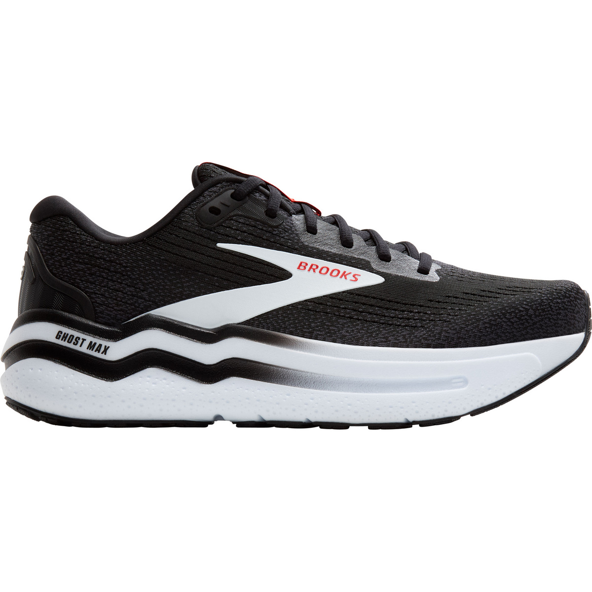 Brooks Uomo Scarpe Ghost Max 2 (Taglia 42.5, Nero)