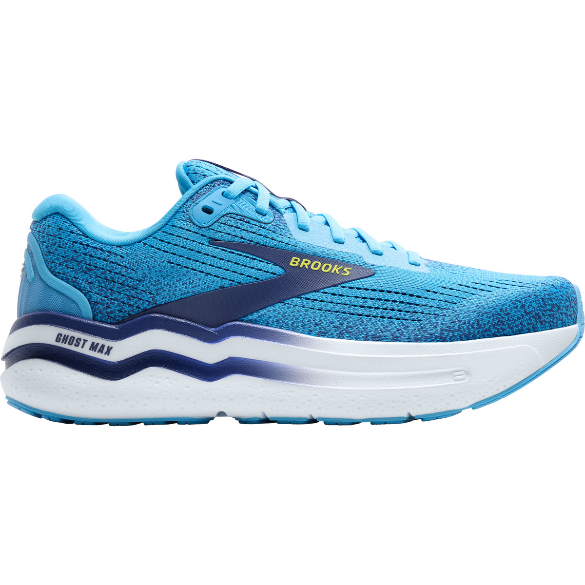 Brooks Uomo Scarpe Ghost Max 2 (Taglia 44, Blu)