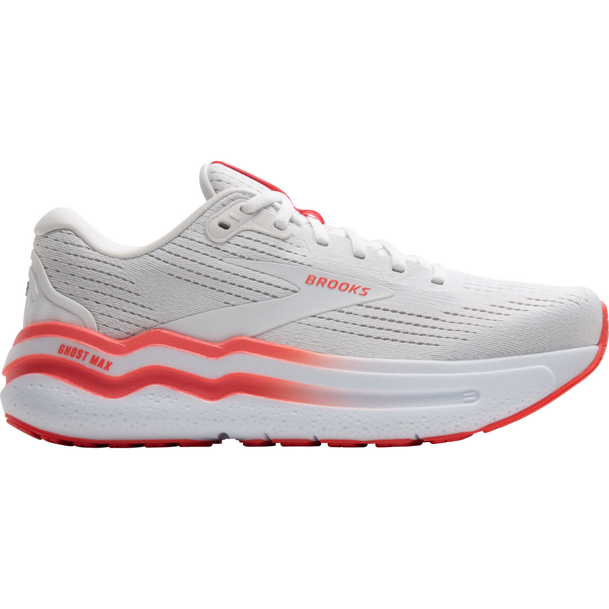 Brooks Damen Ghost Max 2 Schuhe (Größe 38.5, weiss)