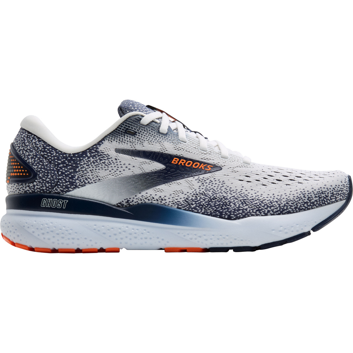 Brooks Uomo Scarpe Ghost 16 (Taglia 42, Bianco)