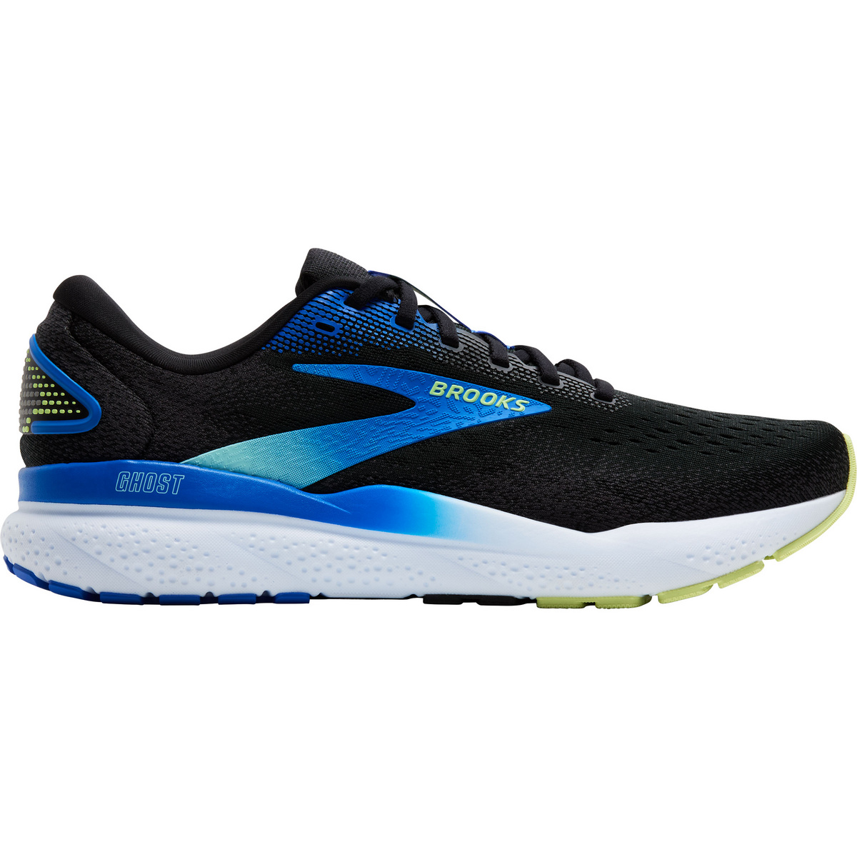 Brooks Uomo Scarpe Ghost 16 (Taglia 47.5, Nero)