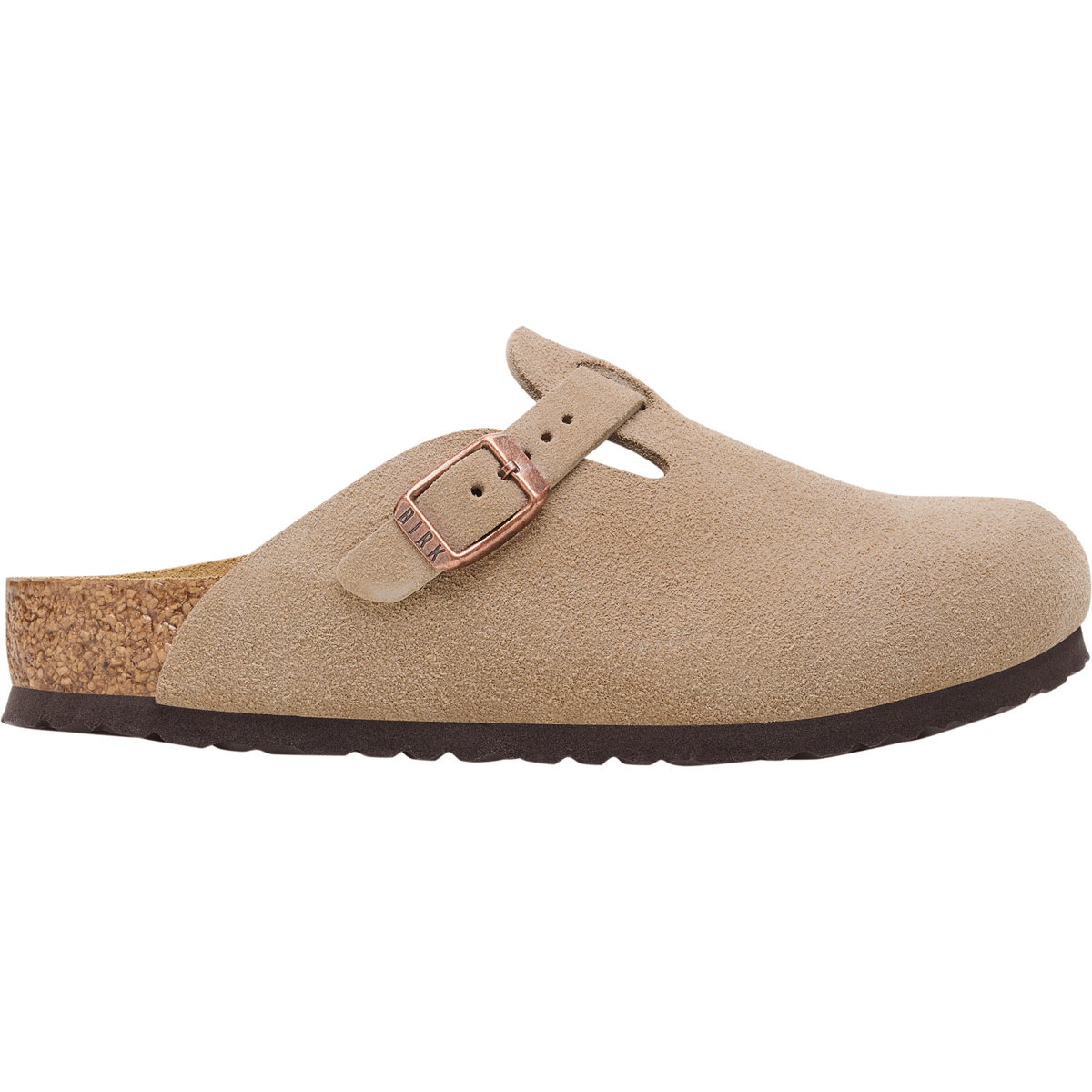 Birkenstock Kinder Boston BS Suede Leather Sandale (Größe 30, beige)