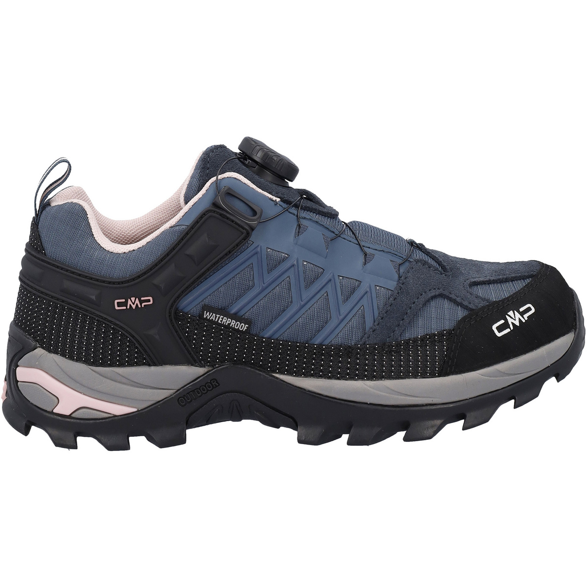 CMP Donna Scarpe Rigel Low Fitgo WP (Taglia 40, Blu)