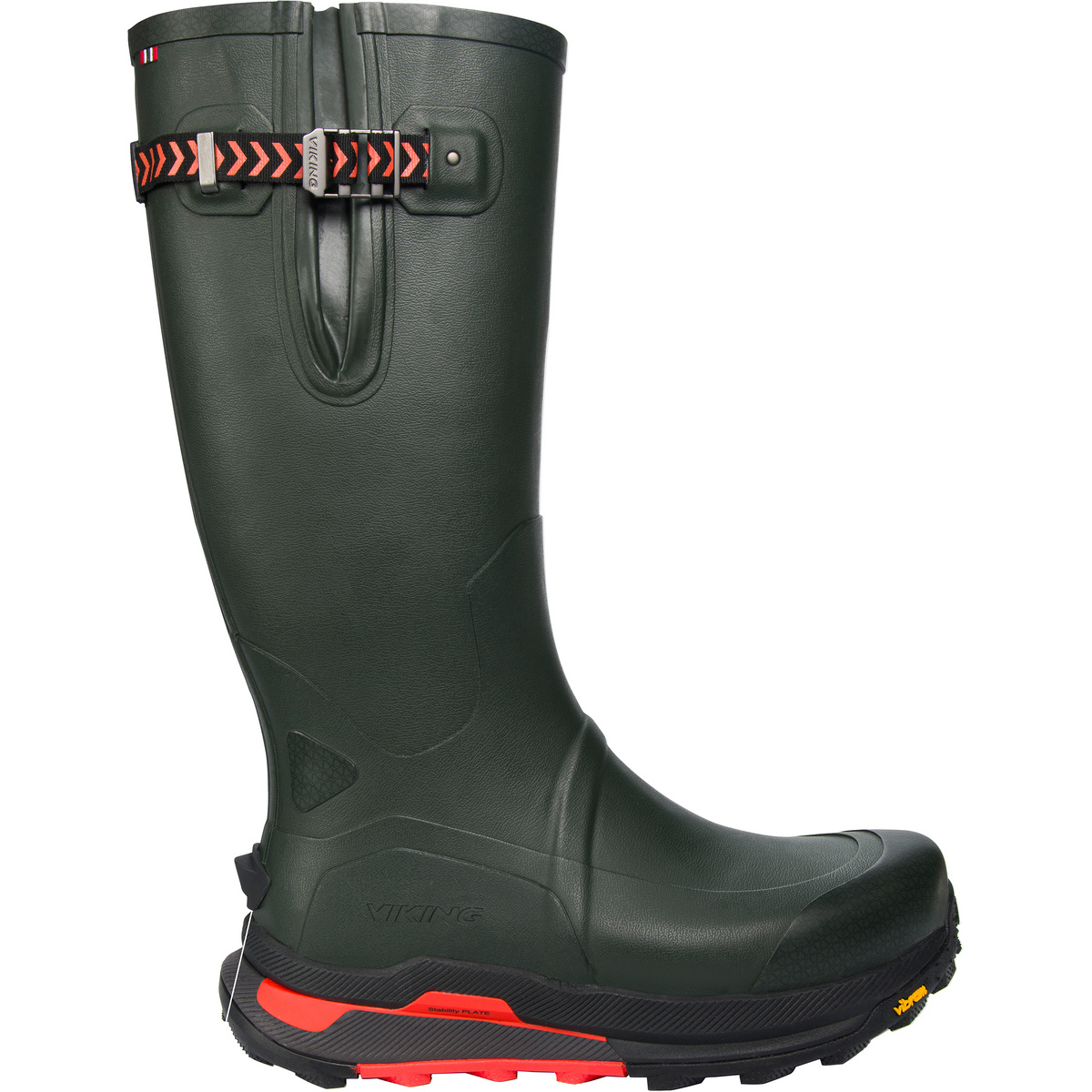 Viking Bottes en caoutchouc Villrein Pro High (taille 41, Vert)