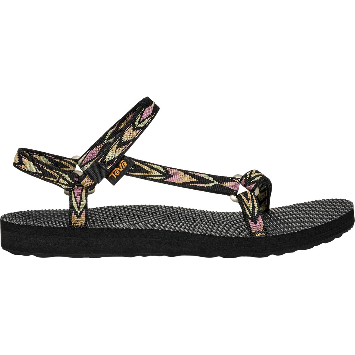 Teva Damen Original Universal Slim Sandale (Größe 40, schwarz)