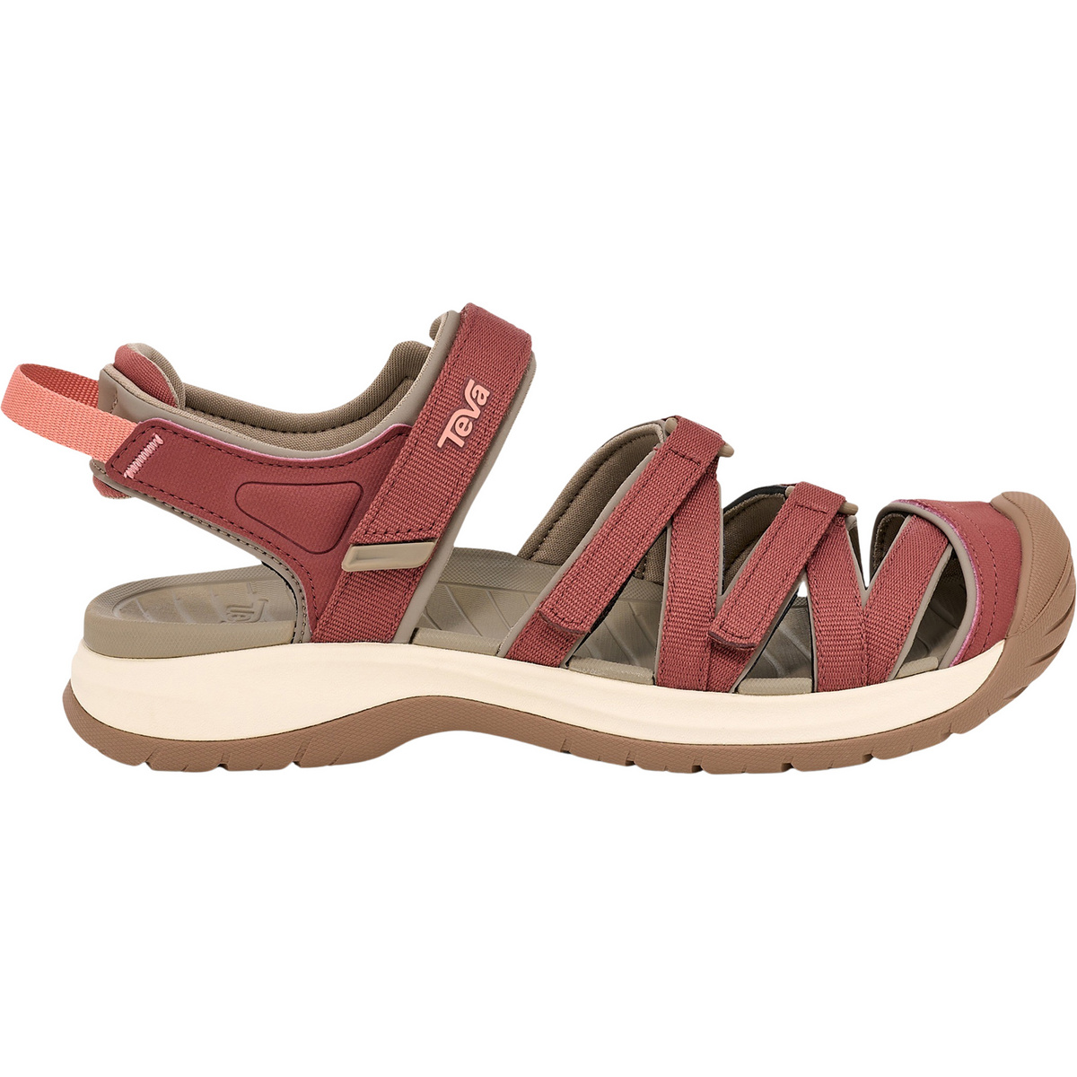 Teva Damen Tirra Sport CT Sandale (Größe 37, rot)