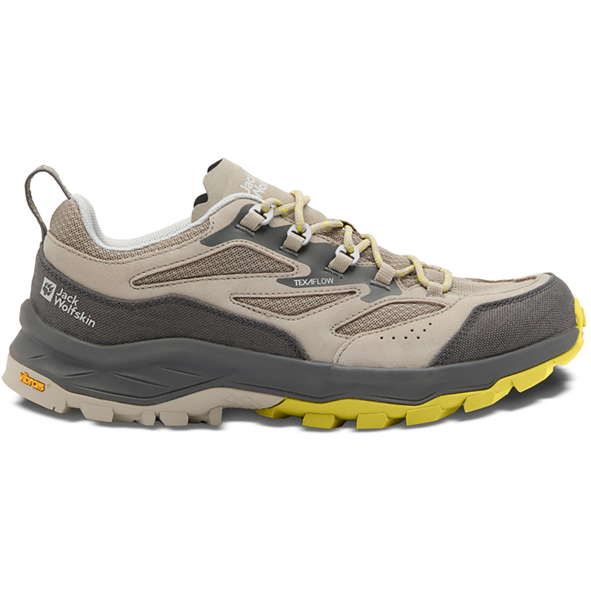 Jack Wolfskin Uomo Scarpe Cyrox Vent Low (Taglia 47.5, Beige)