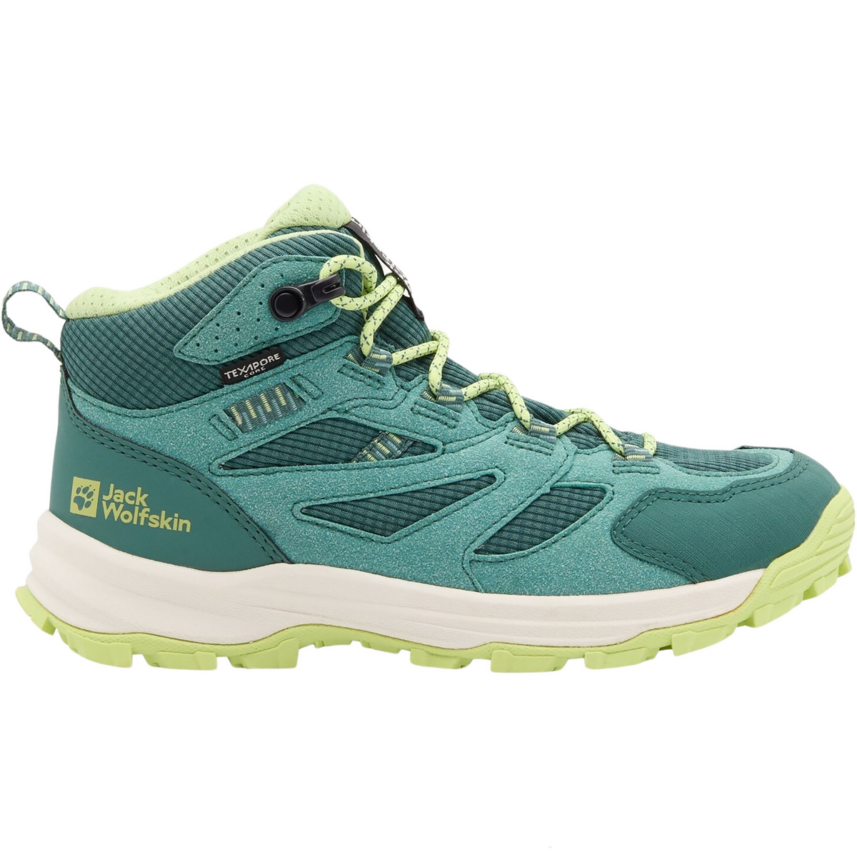Jack Wolfskin Kinder Vojo Tour Texapore Mid Schuhe (Größe 38, tuerkis)