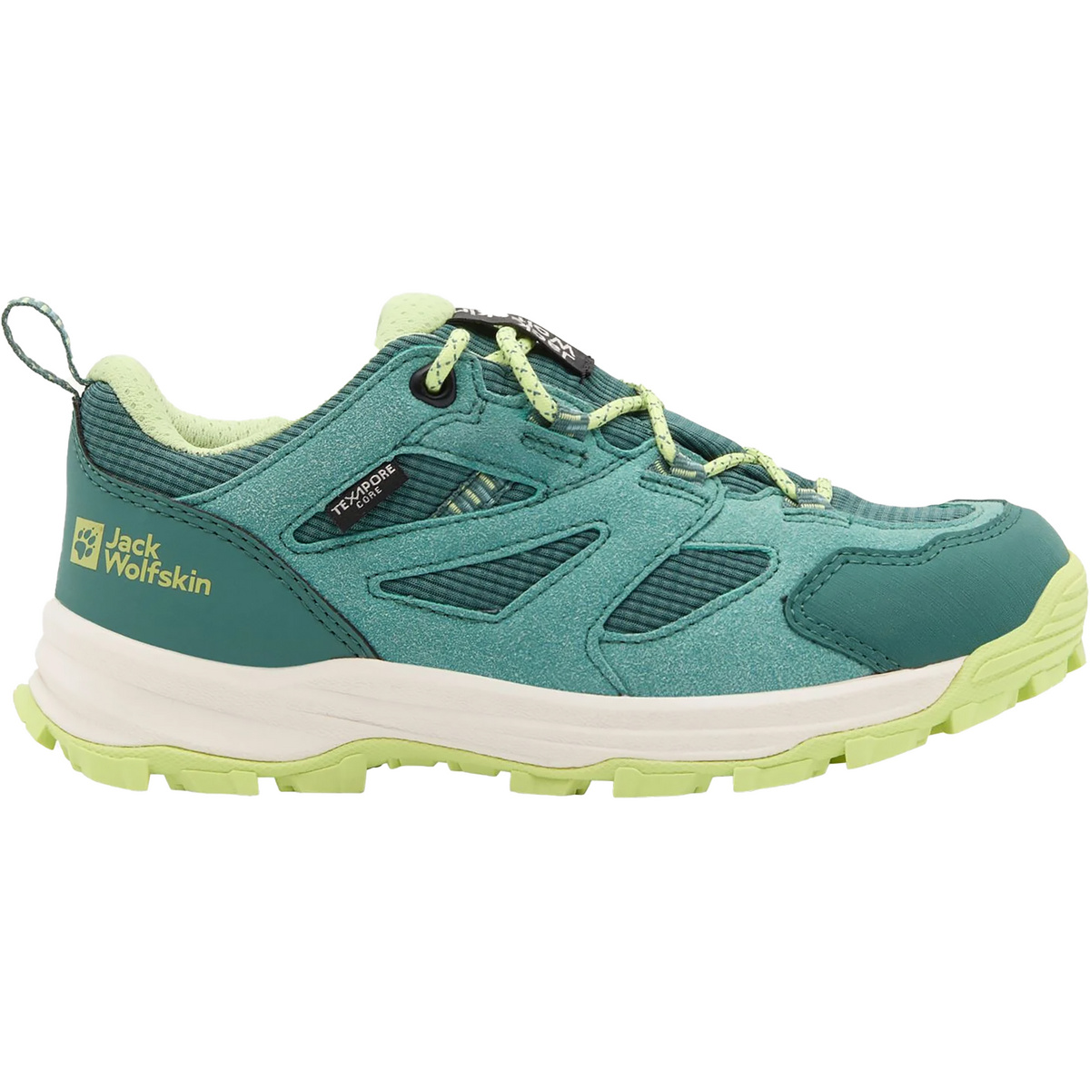 Jack Wolfskin Bambino Scarpe Vojo Tour Texapore Low (Taglia 34, Turchese)
