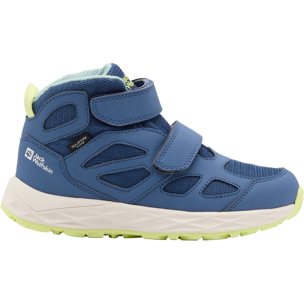 Jack Wolfskin Kinder Woodland 2 Texapore Mid Vc Schuhe (Größe 40, blau)