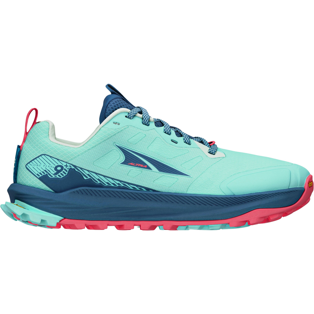 Altra Damen Lone Peak 9+ Schuhe (Größe 38.5, tuerkis)