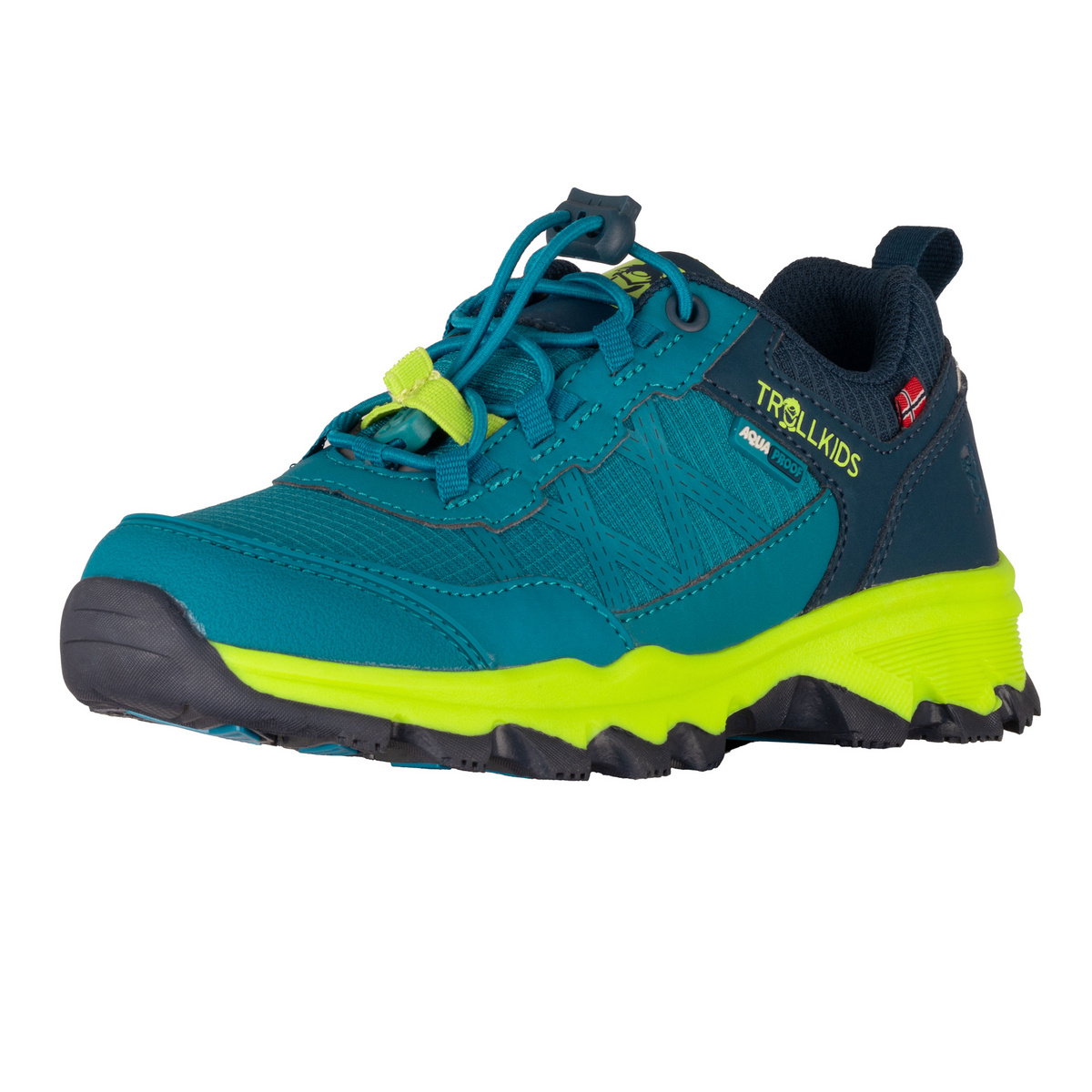 Trollkids Kinder Trolltunga Hiker Low XT Schuhe (Größe 39, blau)