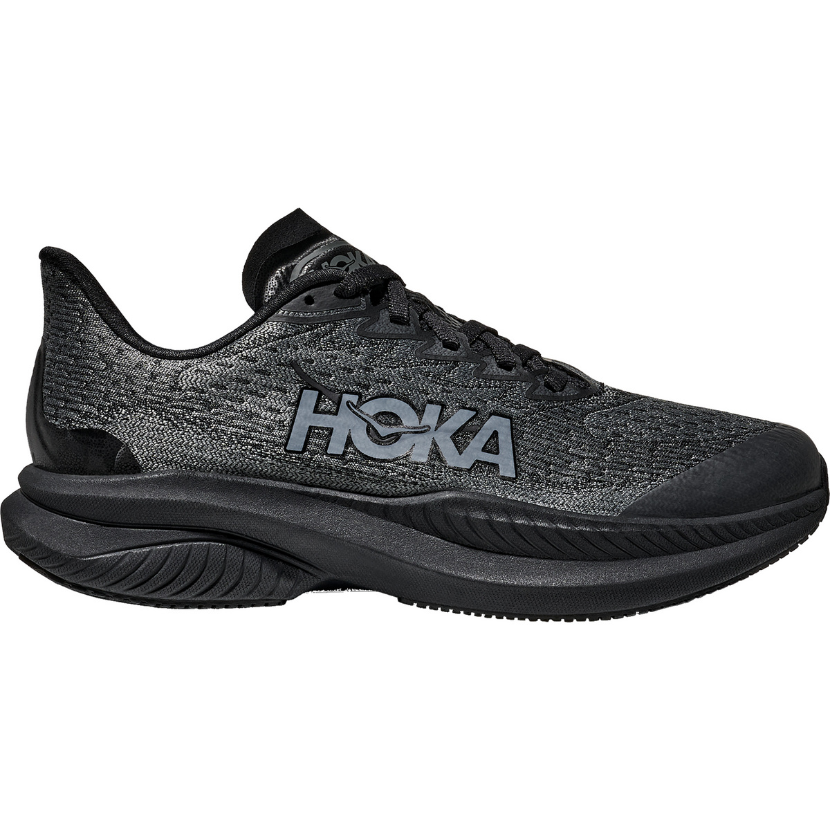 Hoka Bambino Scarpe Mach 6 (Taglia 38, Nero)