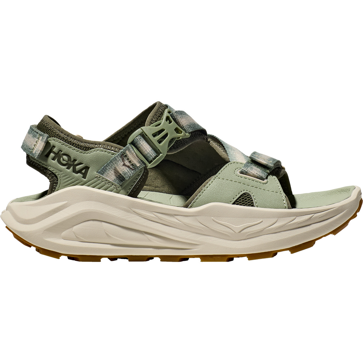 Hoka Uomo Sandali Infini Hike TC (Taglia 46.5 , Verde)