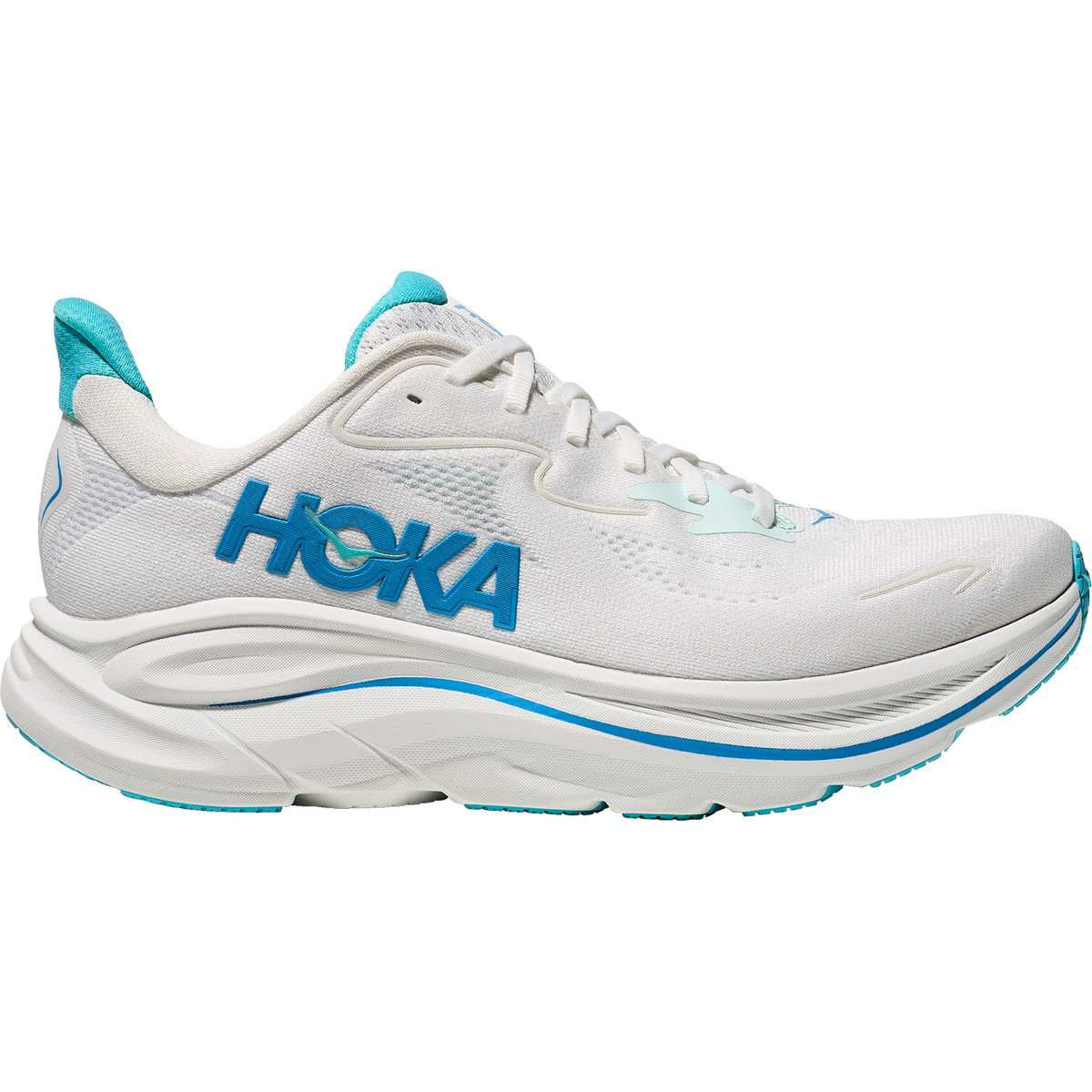 Hoka Uomo Scarpe Clifton 10 (Taglia 44.5 , Bianco)