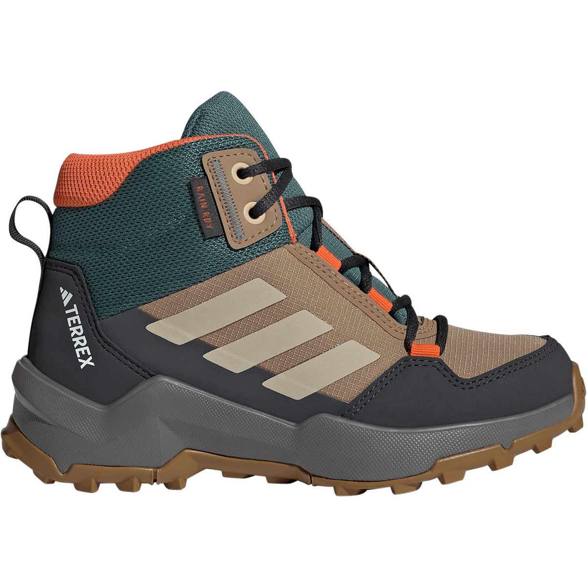 adidas Terrex Kinder AX4R Rain.Rdy Mid Schuhe (Größe 36.5 , braun)
