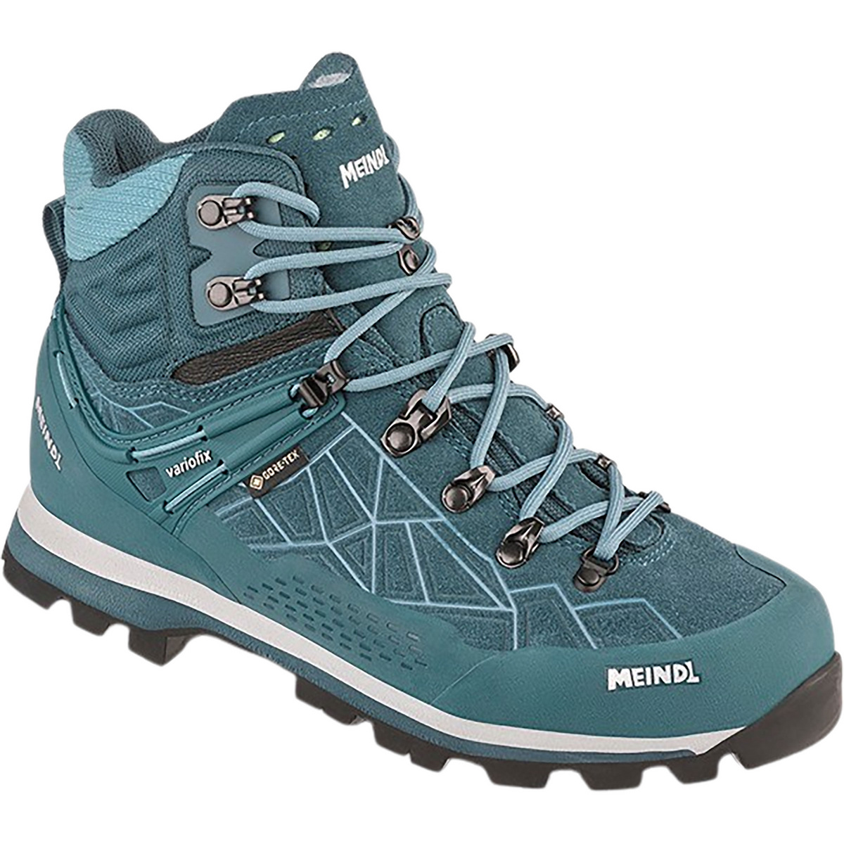 Meindl Femme Chaussures Lite Summit GTX (taille 38, Turquoise)
