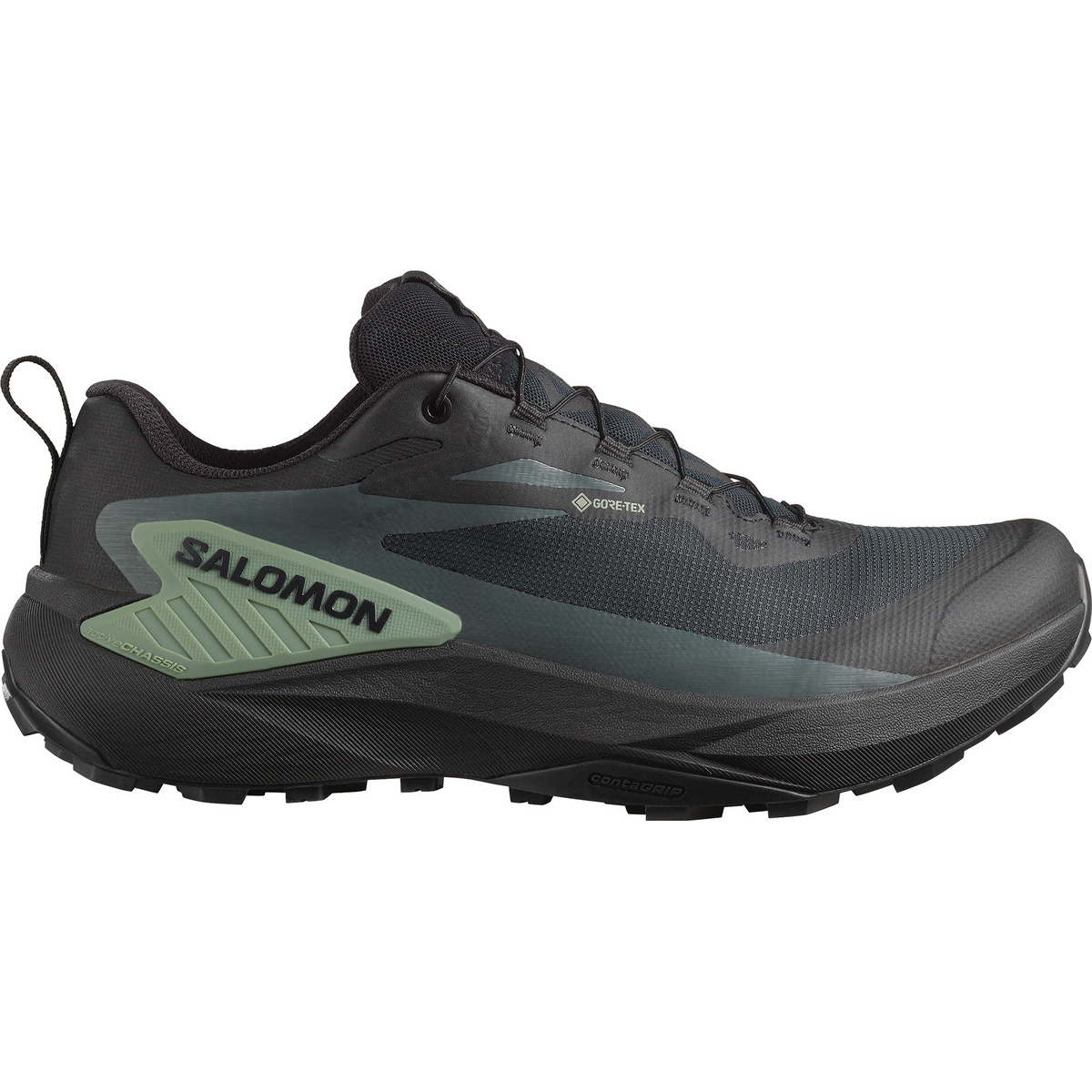 Salomon Uomo Scarpe Genesis GTX (Taglia 42, Nero)