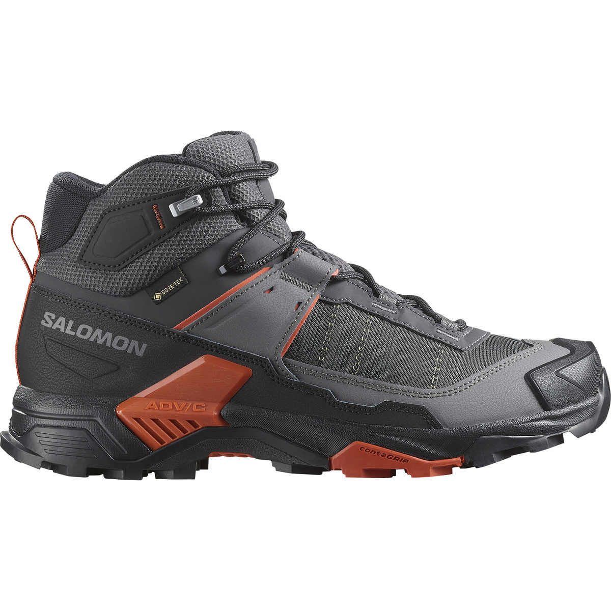 Salomon Herren X Ultra 5 Mid GTX Schuhe (Größe 46.5 , grau)