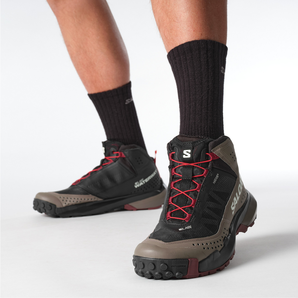 Salomon Chaussures S/Lab Waterway (taille 40, Brun)