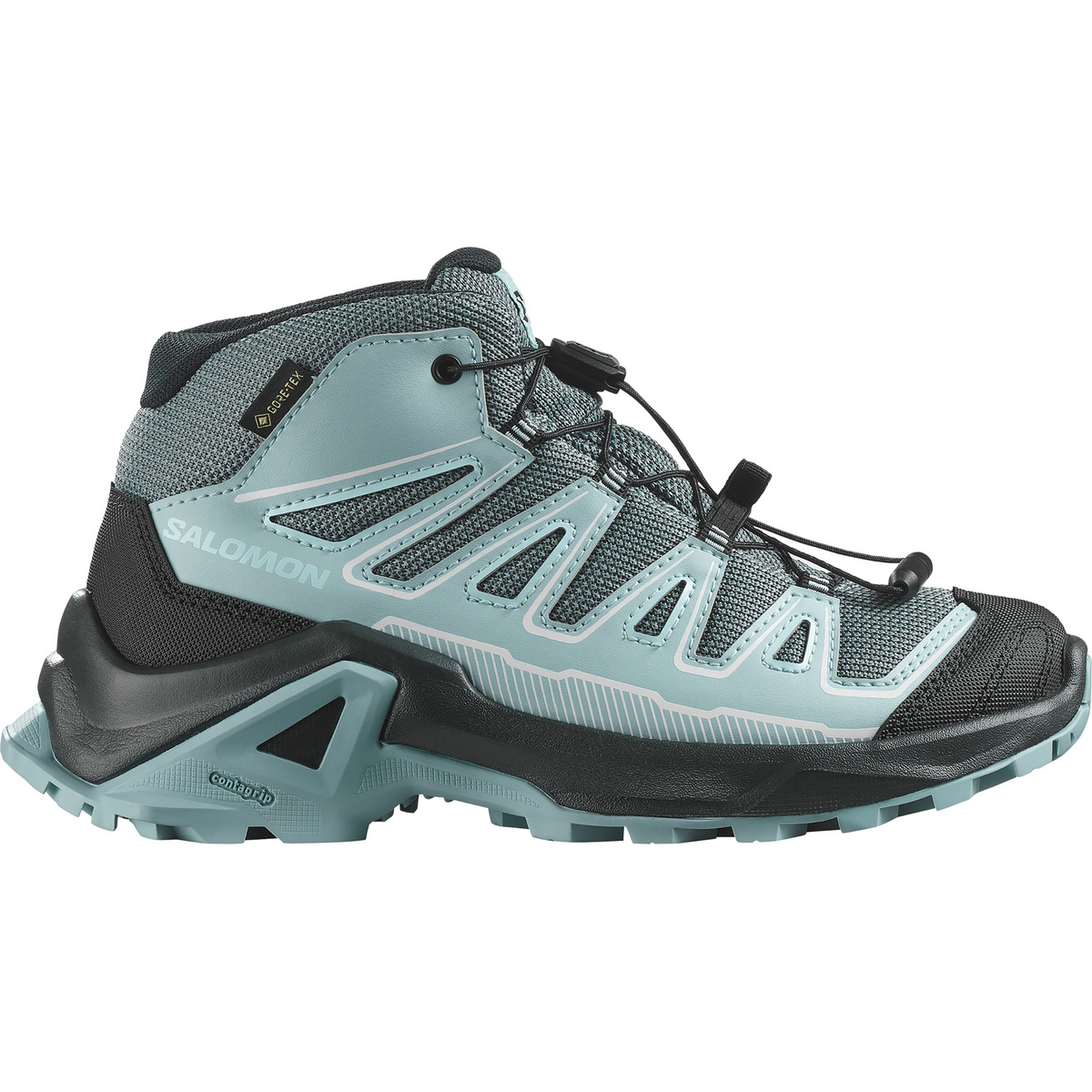 Salomon Kinder X Ultra Mid GTX Schuhe (Größe 37, blau)