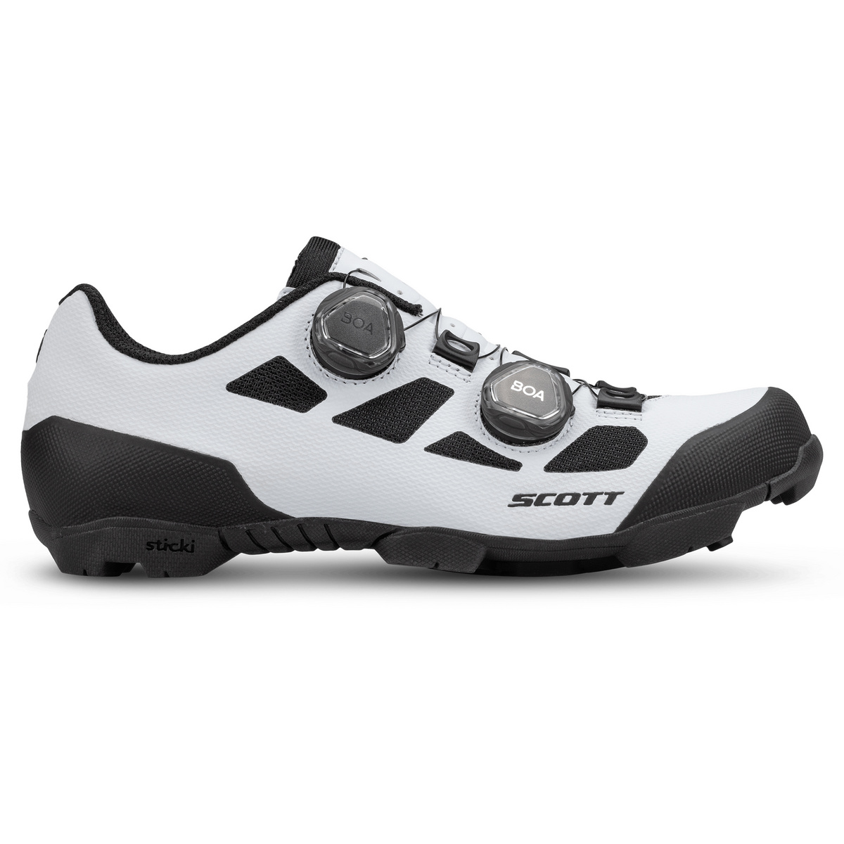 Scott Femme Chaussures de vélo Vertec Boa MTB (taille 38, Blanc)