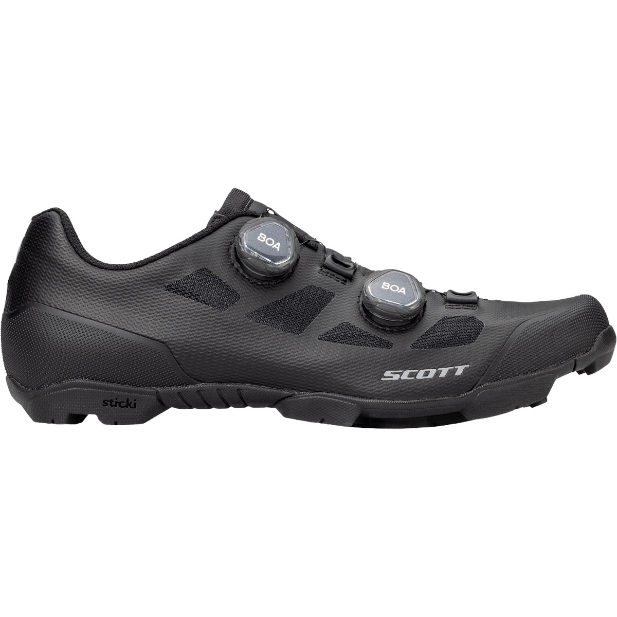 Scott Uomo Scarpe cicilismo Vertec Boa MTB (Taglia 47, Nero)