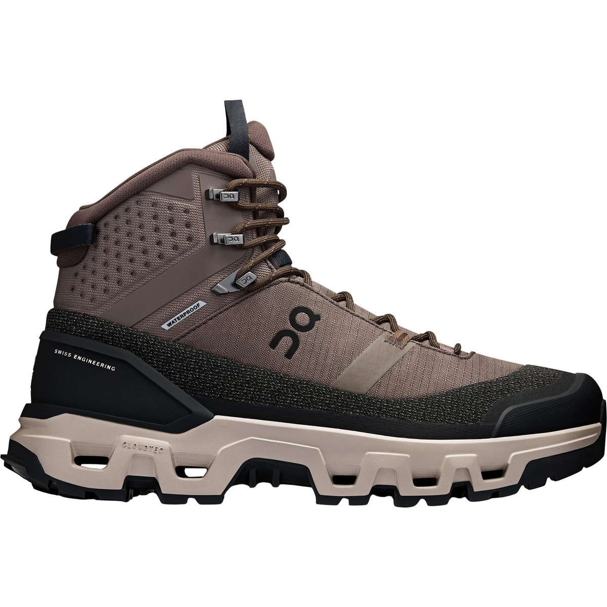 On Herren Cloudrock Trek WP Schuhe (Größe 47, braun)