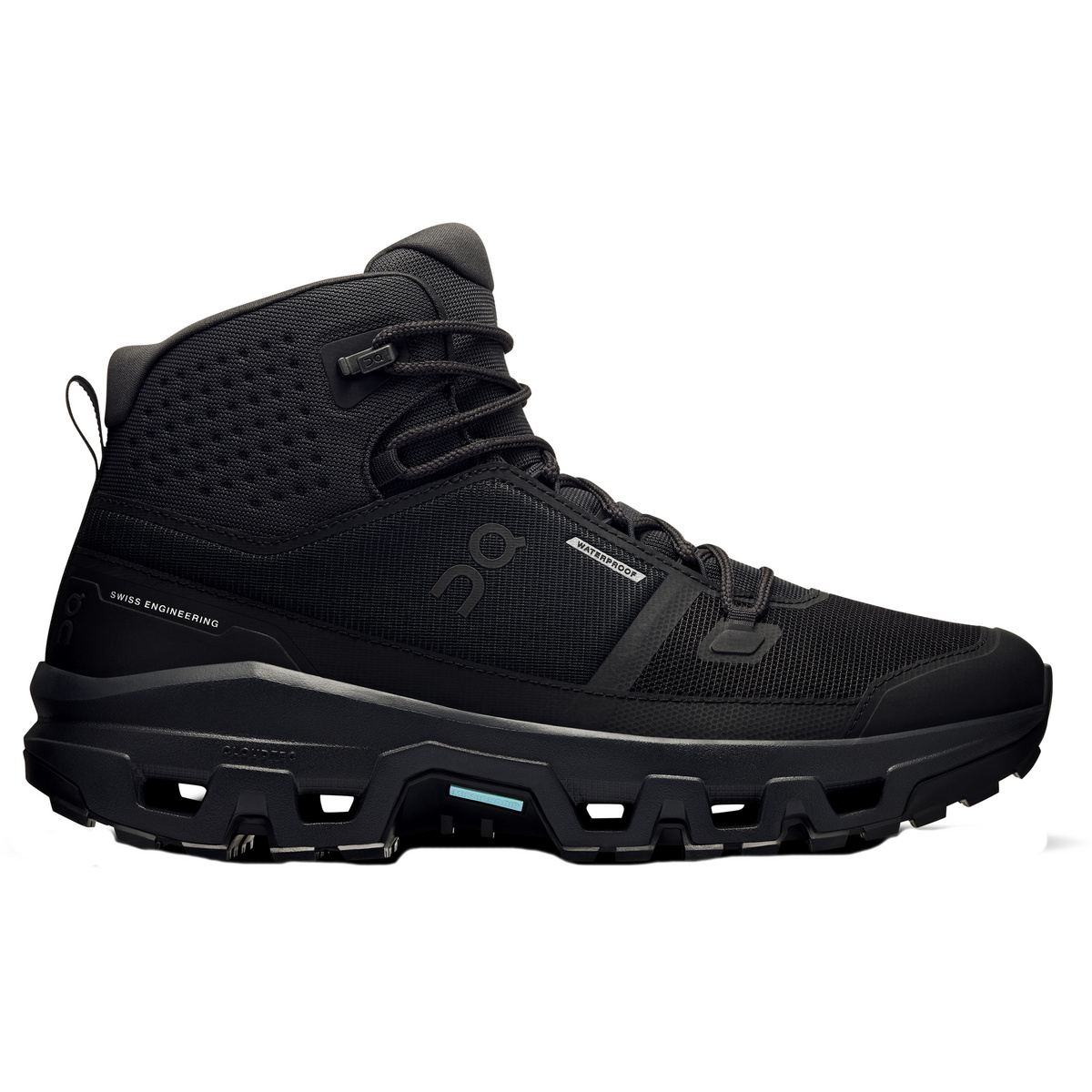ON Homme Chaussures Cloudrock Mid WP (taille 43, Noir)