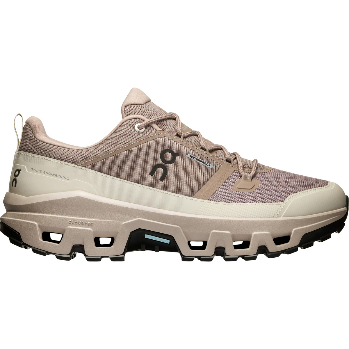 ON Herren Cloudrock Low WP Schuhe (Größe 44.5, beige)