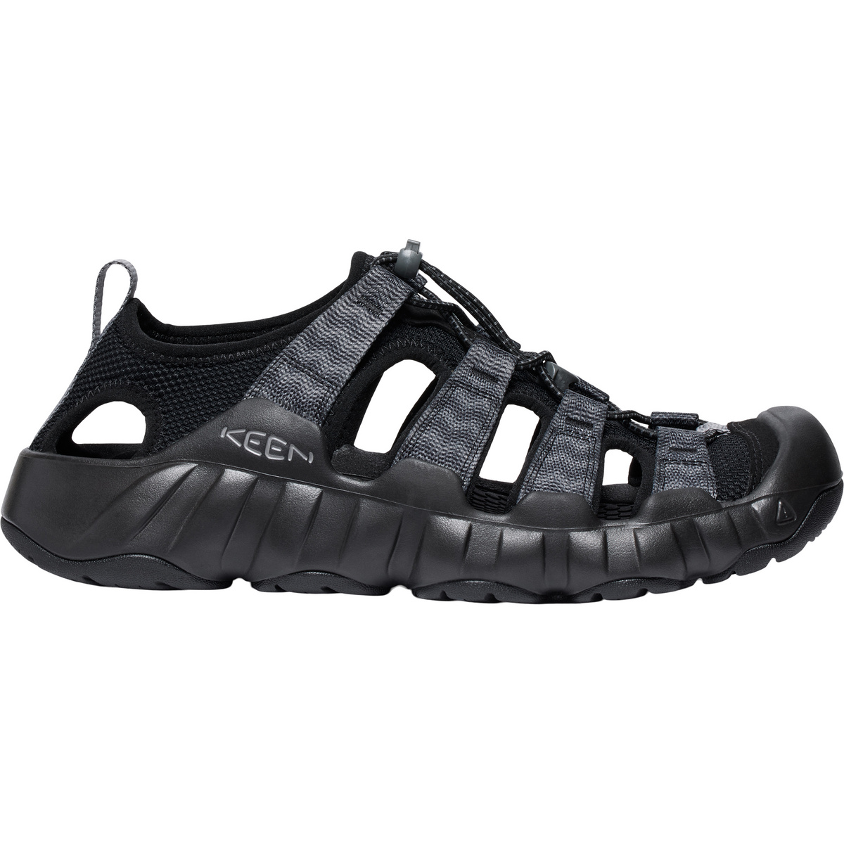 Keen Uomo Sandali Hyperport H2 (Taglia 45, Nero)