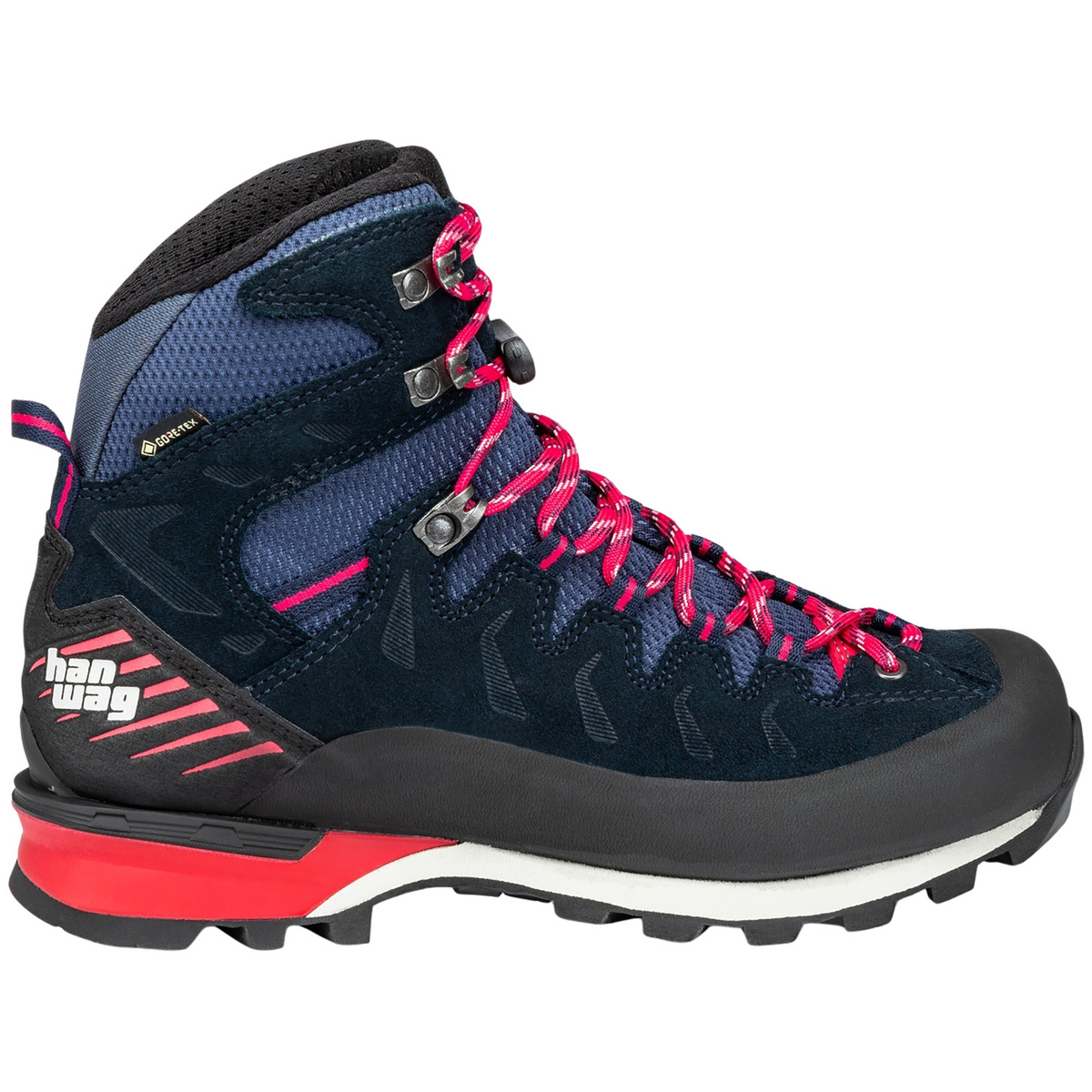 Hanwag Femme Chaussures Makra Pro Bunion GTX (taille 40.5, Bleu)