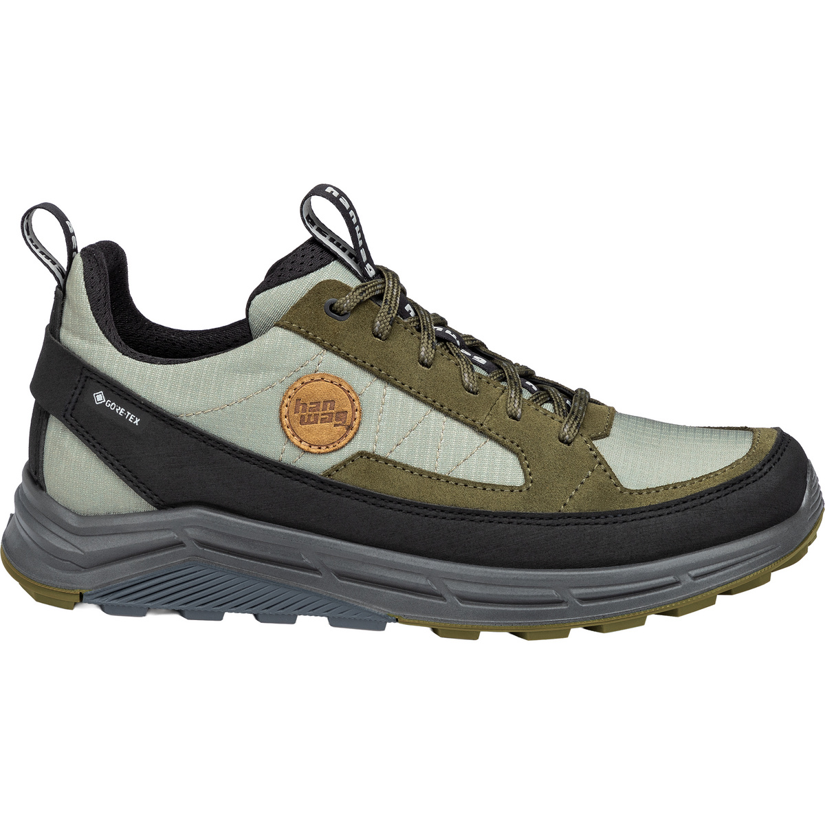 Hanwag Herren Rotpunkt Light Low GTX Schuhe (Größe 46, oliv)