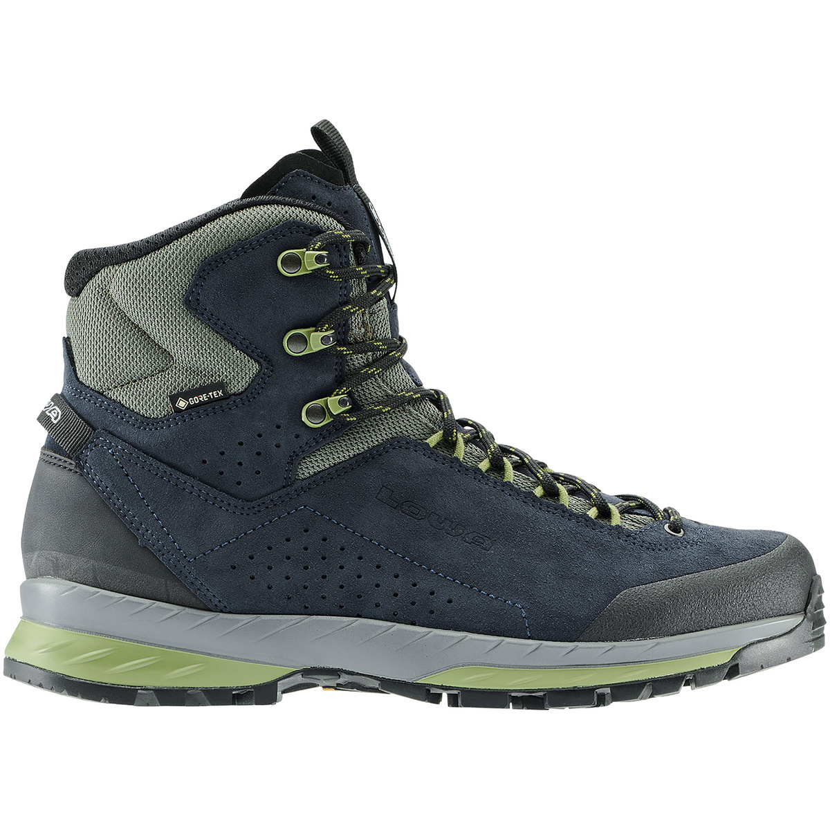 Lowa Uomo Scarpe Delago GTX Mid (Taglia 44, Blu)