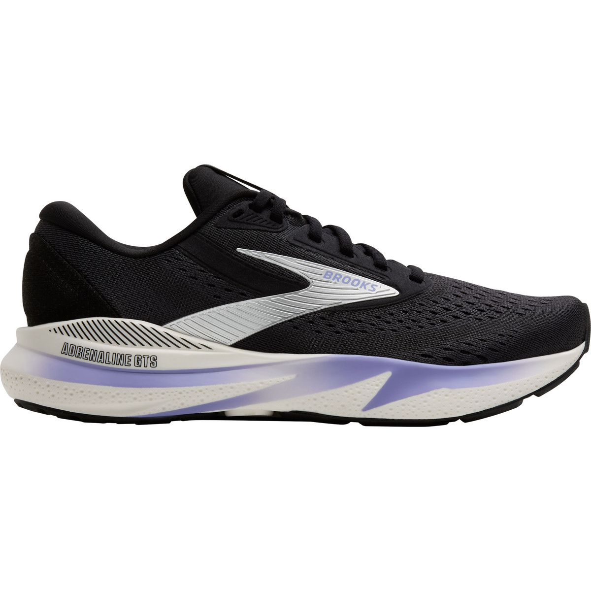 Brooks Damen Adrenaline GTS 24 Schuhe (Größe 42, schwarz)