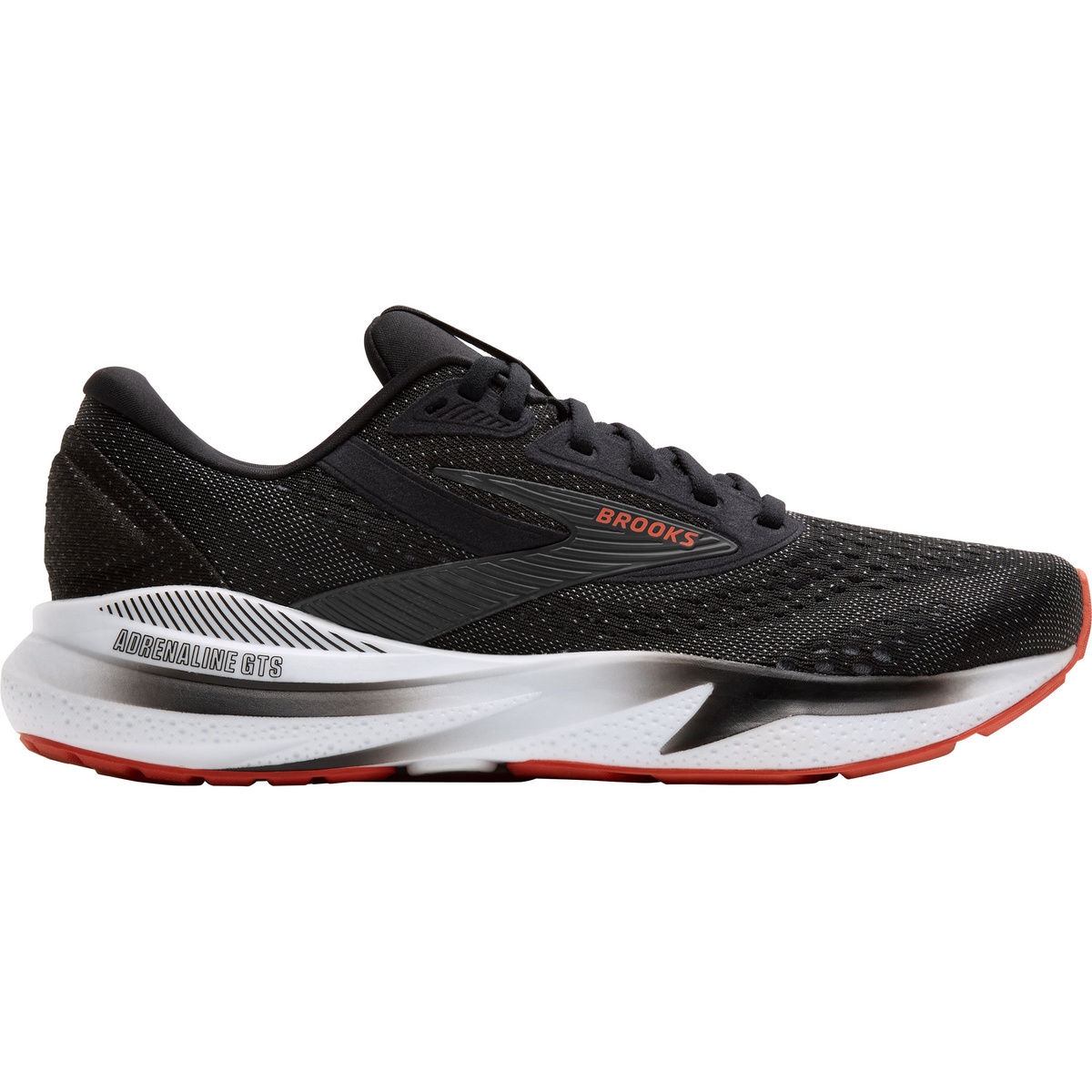 Brooks Uomo Scarpe Adrenaline GTS 24 (Taglia 45.5, Nero)