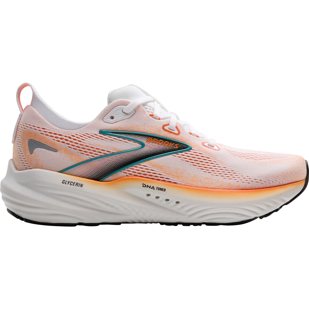 Brooks Uomo Scarpe Glycerin 22 (Taglia 45.5, Bianco)