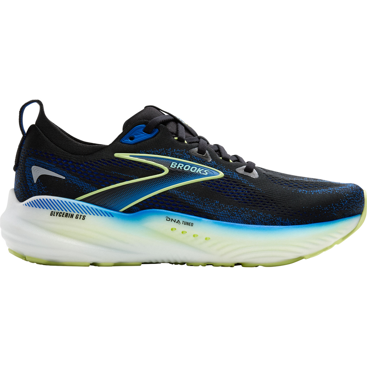 Brooks Uomo Scarpe Glycerin GTS 22 (Taglia 44.5, Nero)
